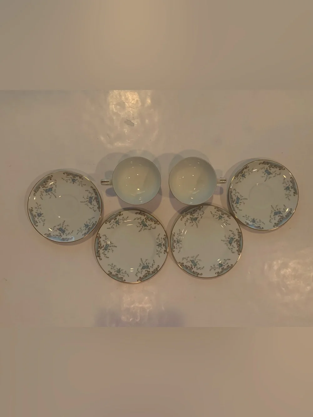 Vintage Imperial China Seville 5303 Tea Set Teacups Saucers Plates
